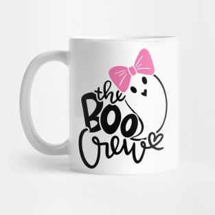 Cute Ghost, Boo Crew, Funny Halloween Mug